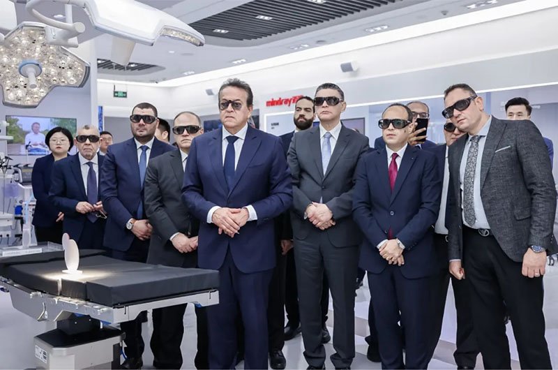 Egyptian delegation visits Mindray headquarters and Guangming base